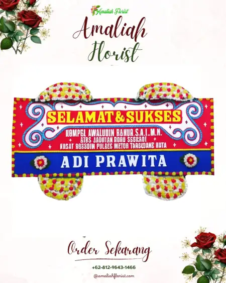 Papan Bunga Ucapan Selamat Toroh